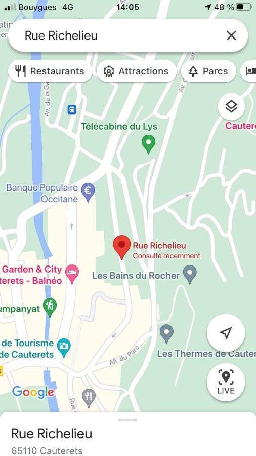 Appart 6 Pers Renove En Plein Coeur De Cauterets Eksteriør billede
