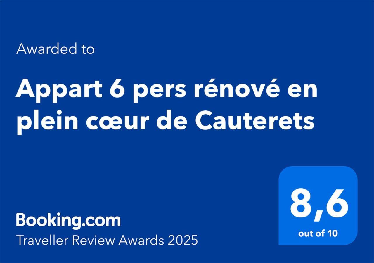 Appart 6 Pers Renove En Plein Coeur De Cauterets Eksteriør billede